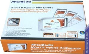 AVerTV Hybrid AirExpress (H968) самый компактный гибридный TV- и FM-тюнер с интерфейсом Express Card AVerTV Hybrid AirExpress (H968) самый компактный гибридный TV- и FM-тюнер с интерфейсом Express Card
