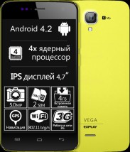 Explay представила яркий бюджетный смартфон Vega