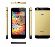 Золотистый смартфон teXet iX пытается копировать iPhone 5s