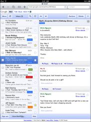 Google оптимизировала Gmail под iPad