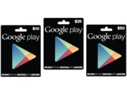 Расплачиваться в Google Play можно подарочными картами