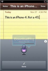 Siri0us приносит диктовку Siri на iPhone 4 и iPhone 3GS после джейлбрейка