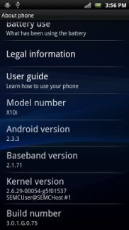 Обновление Android 2.3.3 для Sony Ericsson Xperia X10 стартовало