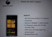 Sony Ericsson Xperia X7 и Mini — пара смартфонов на WP7