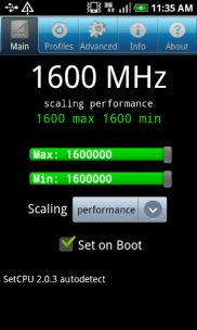 Samsung Galaxy S разогнали до 1.6 ГГц