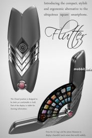 Flutter - впечатляющий концептуальный телефон для LG