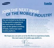 Новая платформа Samsung bada выйдет 8 декабря