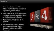 Adobe Flash Player 10 для смартфонов выйдет в октябре