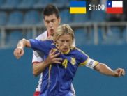 Матч межд Украиной и Чили вызвал высокий интерес у зрителей